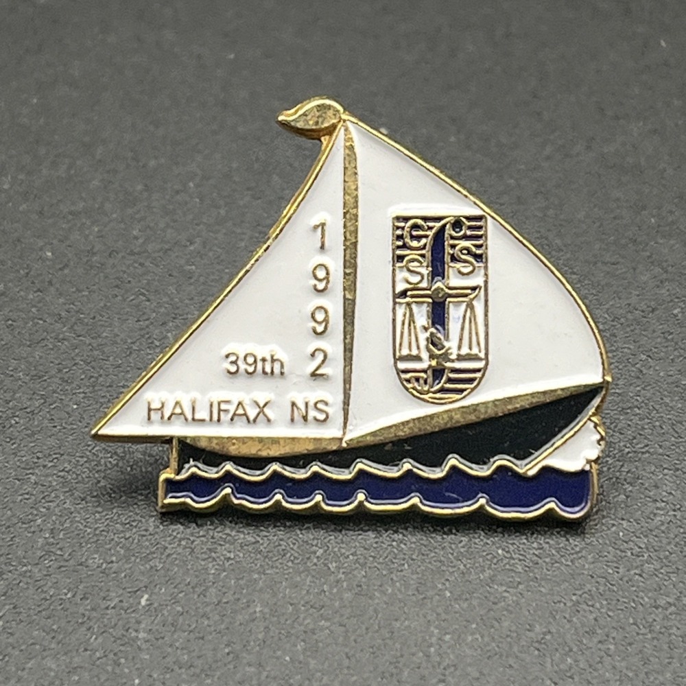Canadian Society Of Forensic‎ Science 39th Conference Sailboat Halifax Hat Pin
